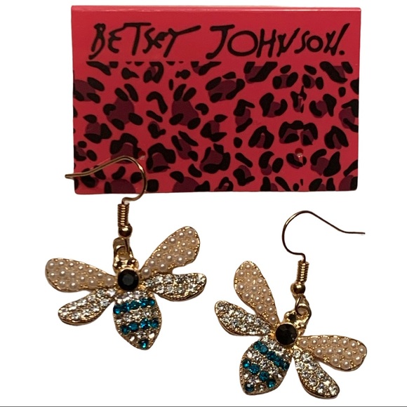 Betsey Johnson Style - Butterfly Drop Earrings